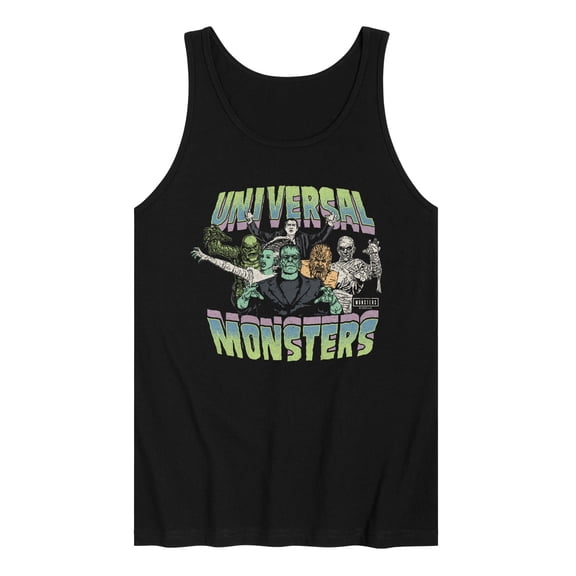 Classic Monsters - Monsters Collage - Men's Sleeveless Graphic Tank