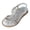 Silver, variant on Gubotare Toddler Girl Summer Sandals Girl's Baby Toddler Everyday Slide Sandals with Backstrap Size 6.5 (Gold,Toddler 6.5)