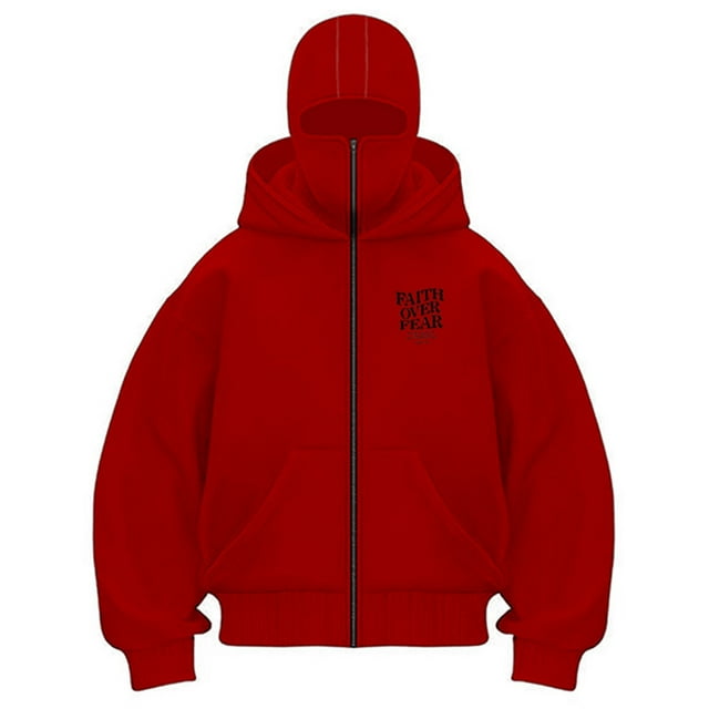 MHFRRA Sudadera con Capucha Elegante para Uso Casual y Actividades Al Aire Libre, para Uso Diario y Capas Cómodas Rojo