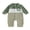 Green, variant on RUINIXCW Newborn Baby Boy Spring Fall Winter Clothes 0 3 6 9 12 18 Months Waffled Romper One Piece Outfit Long Sleeve Stripe Patchwork Collared Jumpsuits