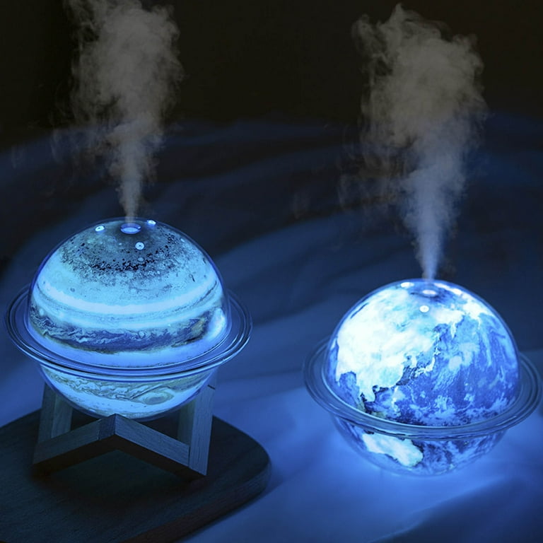 Planet Humidifier USB Car Small Sprayer Home Bedroom Night Light -  Walmart.com