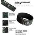 thumbnail image 2 of Gymreapers Quick Locking Weightlifting Belt for Bodybuilding, Powerlifting, Cross Training - 4 Inch Neoprene with Metal Buckle - Adjustable Olympic Lifting Back Support (Woodland Camo, X-Large), 2 of 8