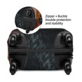 thumbnail image 2 of Logiee Sunflower Black Dog Print Travel Luggage Cover,Suitcase Protector, Washable Elastic Suitcase Baggage Cover,Closure for Wheeled Suitcase Fit 18-32 Inch Luggage-X-Large, 2 of 7