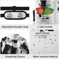thumbnail image 6 of Insulated Water Bottle Carrier Bag Sleeve with Strap Crossbody for 20/24/32/40oz Tumbler,Halloween Nightmare Before Water Bottle Holder Sling Bag with Pocket Gifts for Women Men Adults, 6 of 7
