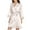 White, variant on AOOCHASLIY Ladies Dress Clothes Women Long-Sleeve V-Neck Casual Homewear Dress Color Soft Night-Robe One Size
