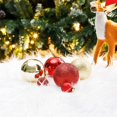 thumbnail image 4 of Christmas Ornaments 44ct Glass Balls Christmas Tree Decorations for Xmas Tree with Plastic Hanging Rope (Red), 4 of 6