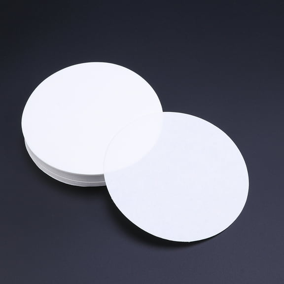 GOOHOCHY Round White Filter Paper for Particle Retention in School Laboratory 12.5in Diameter 200pcs