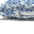 thumbnail image 4 of Blue Pet Bed, Delicate Spring Season Themed Floral Pattern in Traditional Russian Gzhel Style, Resistant Pad for Dogs and Cats Cushion with Removable Cover, 24" x 39", Cobalt Blue White, by Ambesonne, 4 of 4