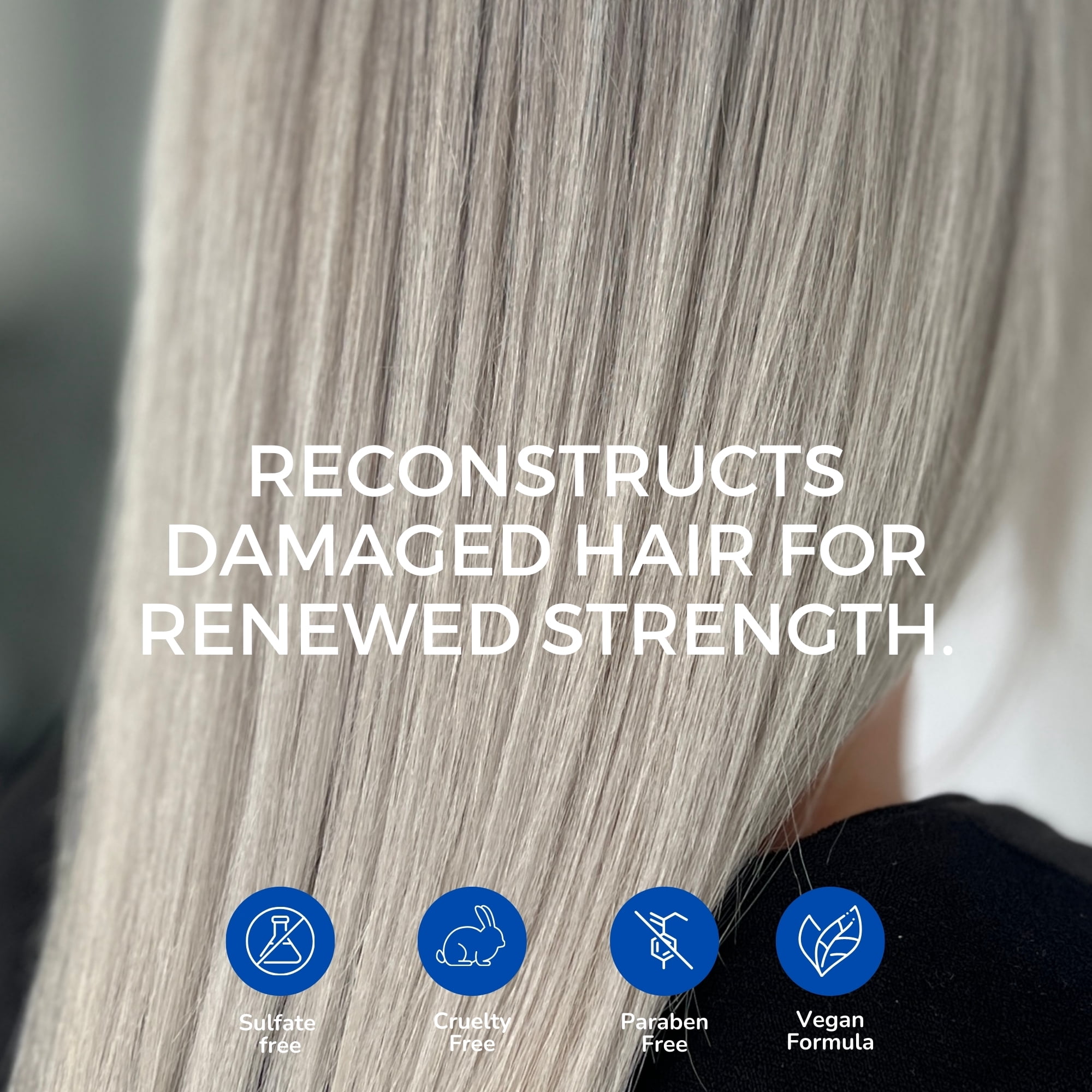 Kerazon Brazilian Hair BTX Smoothing Treatment Anti-Frizz Hair Mask with Volume Control and Platinum Effect for Blonde Hair 8oz