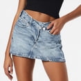 thumbnail image 1 of WILLBEST Vestido De Mujer, Minifalda Vaquera Informal De Verano Para Mujer, Falda Midi Versátil Para Uso Diario, Atuendo Moderno Para Climas Cálidos, 1 of 3