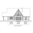 thumbnail image 6 of 001-1059: Log Cabin 3 Bed, 3 Bath Luxury Home Plan, 2155 Sq Ft: Full Blueprints with License to Build by Home Plan Marketplace - Lesuto, 6 of 7