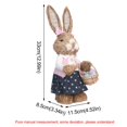 thumbnail image 3 of Desktop Decor,Easter Simulation Bunny Home Garden Bunny Decoration Creative Straw Bunny, 3 of 9
