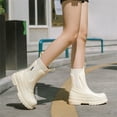 thumbnail image 5 of YOURDIARY Womens Rain Boots Short Ankle Chelsea Boots Waterproof Garden Shoes Slip-Resistant, 5 of 6