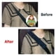 thumbnail image 2 of Juego de 2 almohadillas universales para cinturón de seguridad de coche, cinturón de seguridad, correa de hombro, almohadilla para arnés para coche/bolso (negro), 2 of 5
