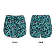 thumbnail image 6 of Goofa Leopard 1 Printed Women 2 in 1 Running Shorts,Quick Dry Athletic Workout Shorts,High Waisted Athletic Shorts with Liner Pockets-Large, 6 of 9