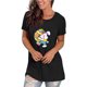 thumbnail image 4 of Moda mujer Casual Pascua camiseta impresa cuello redondo manga corta pulóver Tops blusa Fridja bn6837, 4 of 8