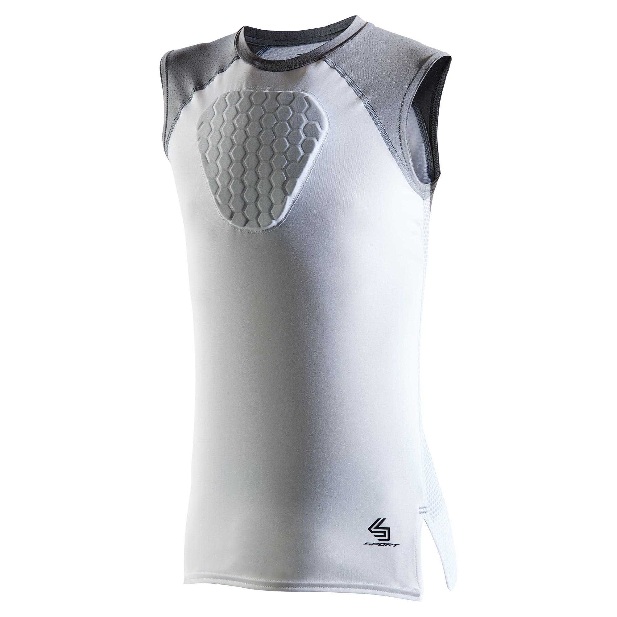 YOUTH PADDED SHIRT Chest Shoulder Collarbone Recoil PROTECTIVE Sports Gear 