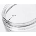 thumbnail image 5 of Large Clear Thick Glass Straight Sided Jar with Silver Metal Lid - 16 oz / 480 ml (2 pack) + Labels, 5 of 5