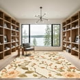 thumbnail image 2 of ODIKA 5'x7' Machine Washable Non-Slip Area Rug, Chinoiserie Cream High Traffic Rug, Beige, 1088844, 2 of 7