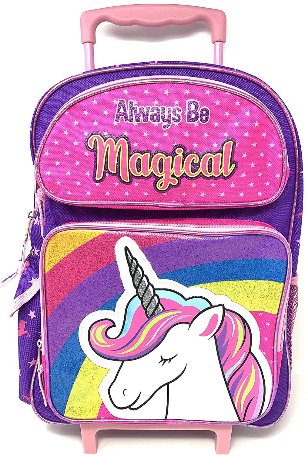 Large Rolling Backpack Unicorn Always Be Magical New 2063702