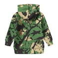 thumbnail image 3 of Xyxonk Camo Girls Hoodies Kids Size 10-12 Long Sleeve Maple Leaf Print Trendy Camouflage Sweatshirt with Pockets Fall Hunting Fleece Pullover Tops,Green 130, 3 of 4