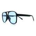 thumbnail image 6 of Mens Iconic Large Tear Drop Racer Plastic Fashion Sunglasses Black - Blue, 6 of 8