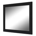 thumbnail image 6 of Hitchcock Butterfield Matte Black Urban Metro Bathroom Vanity Wall Mirror 42" H x 30" W - Black, 6 of 6