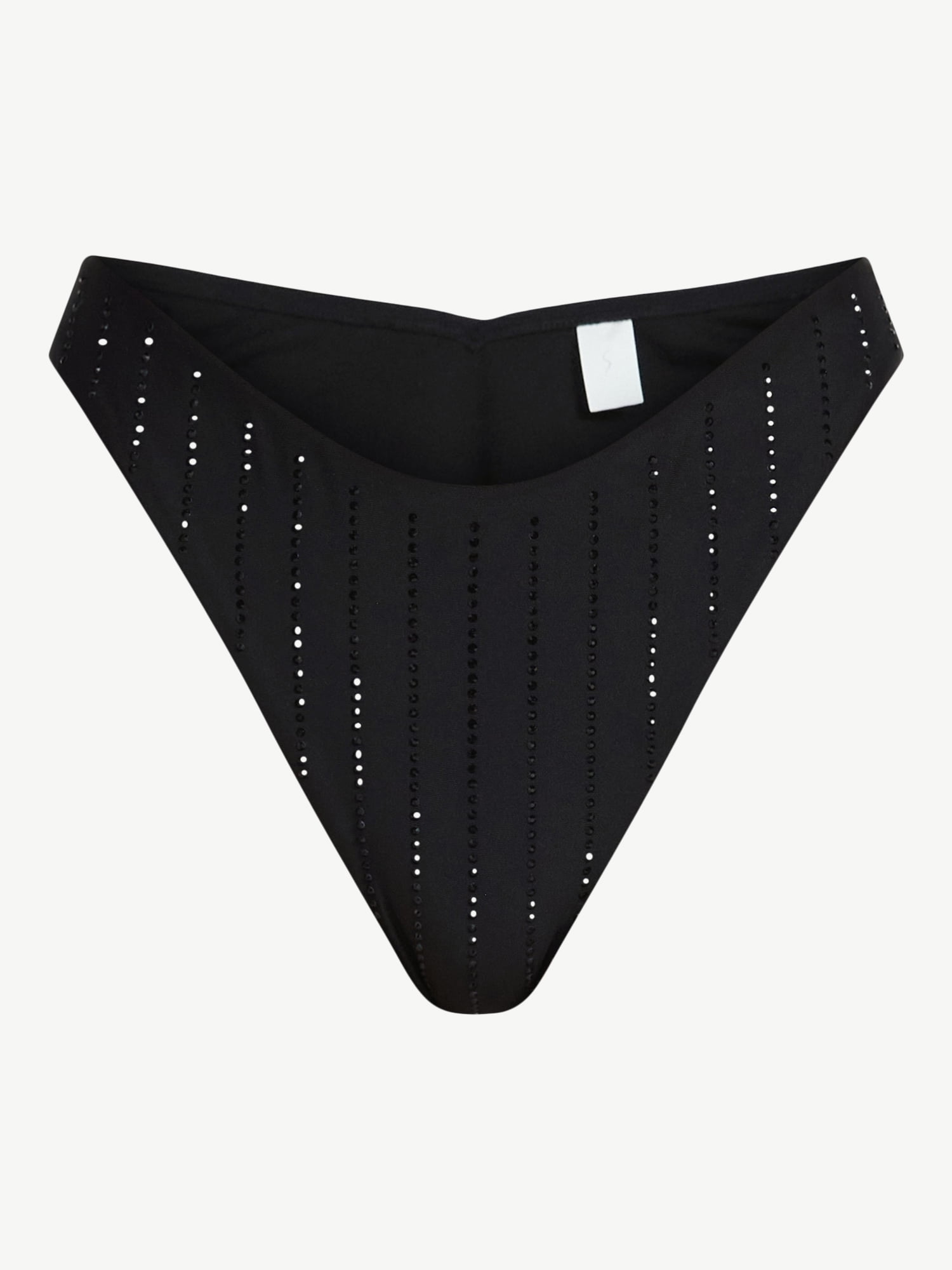 No Boundaries Faux Rhinestone Bikini Bottoms, Women’s XXS-XXL