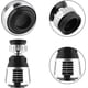 thumbnail image 3 of Grifo de aireador de 6 piezas, grifo de ahorro de agua de 360°, grifo de boquilla de filtro, grifo de filtro de burbujas, difusor de ahorro de agua de acero inoxidable ajustable para fregadero de cocina, baño, ducha Kuyhfg Bienvenido a Kuyhfg, 3 of 5