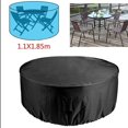 thumbnail image 4 of JFBUJC Patio Furniture Covers Waterproof Outdoor Round Table Cover Anti-fading, 4 of 5