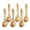 schima, variant on HLONK 6 PCS Wooden Spoons for Honey  6.7 inch Small Wooden Spoons - Perfect for Tea  Coffee & Soup  Little Wooden Serving Table Spoons Set  Bulk Bamboo Teaspoon for Eating with Unique Des