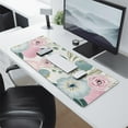 thumbnail image 2 of Flowers and White Stamens&nbsp;mousepad Gamingwaterproofwashable&nbsp;for Office Home Work GamingmousepadRubber Base Mousepad with Stitched Edges 31.5x11.8inches, 2 of 7