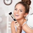 thumbnail image 2 of Large Flat Top Foundation Brush Makeup Brush for Liquid Cream and Powder Buffing Blending and Face Brush Concealer Blush Makeup Brushes, 2 of 6