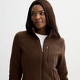 thumbnail image 3 of Women's Tek Gear® Fitted Micro Fleece Full Zip Jacket Color: Mineral Black Size: LARGE, 3 of 4