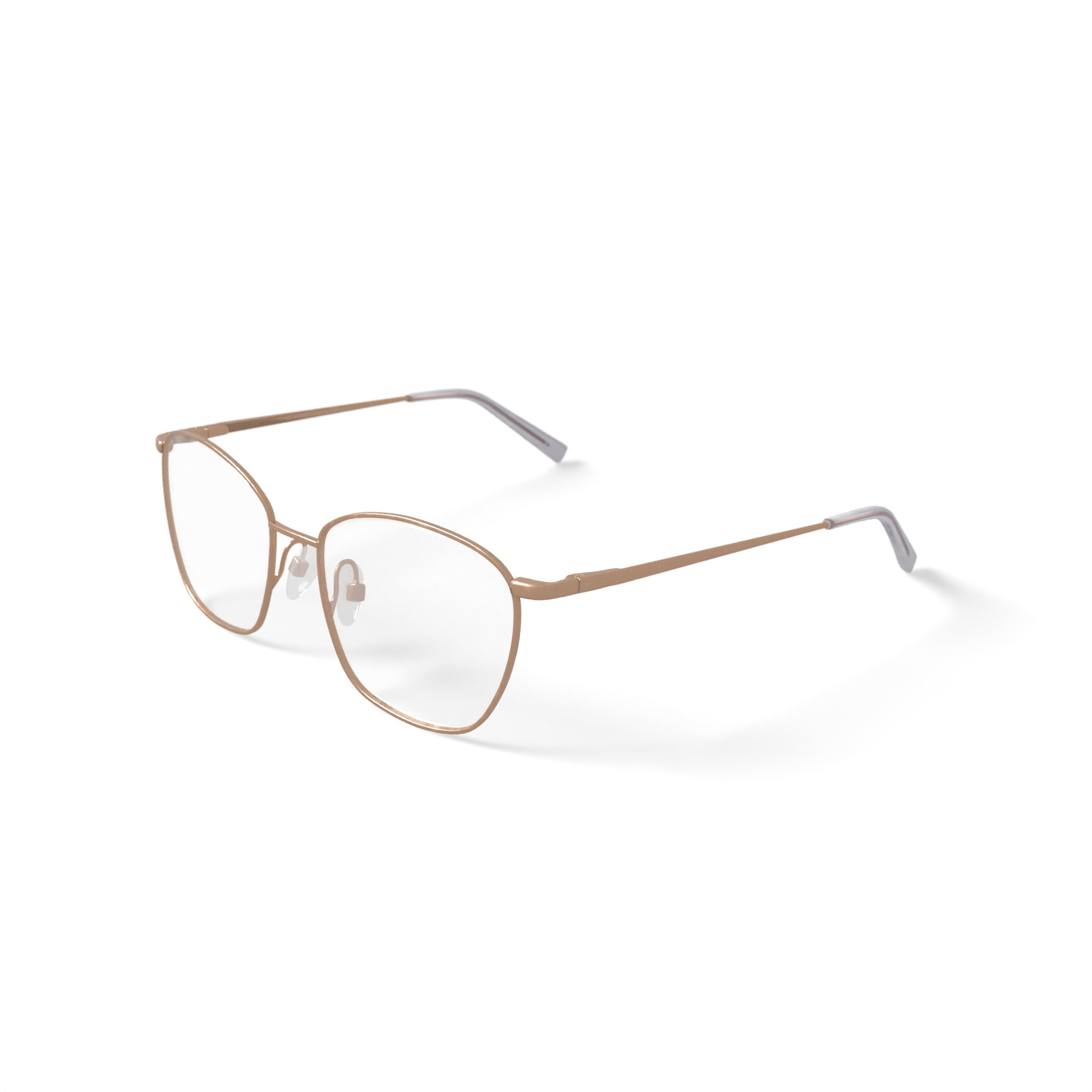 Walmart Women's MK10402 Square Prescription Eyeglasses with Case, Gold