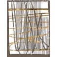 thumbnail image 3 of Goldberger, Jennifer 19x24 Black Modern Framed Museum Art Print Titled - Golden Thread I, 3 of 5