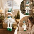 thumbnail image 5 of KKOUHVY Cloth Christmas Elf Doll Ornaments 3.94x20.08in, Plush Xmas Tabletop Decorations for Home Party Wreath Tree, 5 of 7