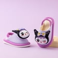 thumbnail image 6 of yocbz Toddler Slippers Girl Girls Boys Cute Cartoon Slippers Kids Warm Winter House Shoes Purple,Size for US 8, 6 of 6