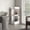 White, variant on 18.3" Wide Corner Cabinet with Cubbies / Keep Liquor Neat in Dining Room, Space-Saving