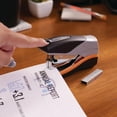 thumbnail image 3 of Stapler, 40 Sheet Capacity, Optima 40, Jam Free, Reduced Effort, Compact, Soft Grip, Metal, Orange, Silver and Black (87842), 3 of 4