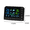 767 Black, variant on JUANCHENG LCD Color Screen Weather Alarm Clock with Indoor External Temperature Humidity