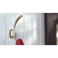 thumbnail image 2 of Richelieu Bp76721184 4-1/2" Double Metal Coat Hook - Nickel, 2 of 4