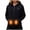 Black, variant on Coats for Women Long Sleeved Jackets Double Pocket Zipper Hooded Solid Color Casual Outwear,Womens Coats Plus Size Gray XXXXL