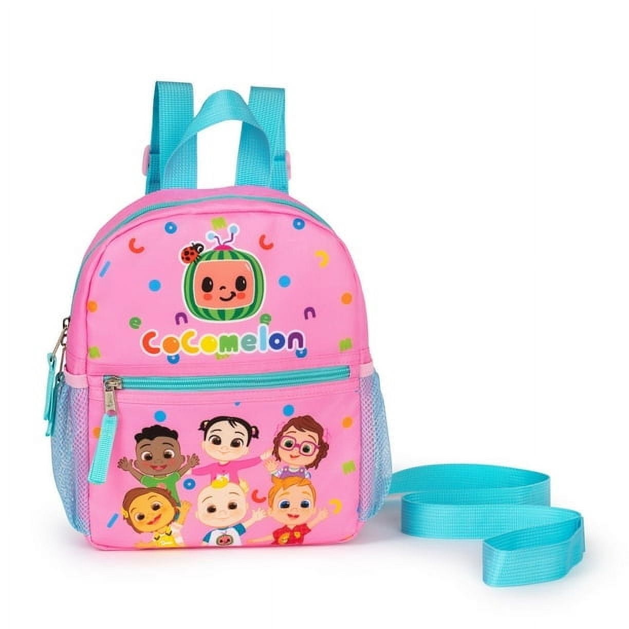 Cocomelon Let's Play Pink Toddler Backpack - Unisex Fun for Everyday Adventures