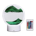 thumbnail image 3 of USB Quicksand Night Light Control remoto Touch 3D Sandglass Lámpara de mesa Verde, 3 of 9
