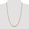 thumbnail image 2 of 14k Yellow Gold 26 Inch 3.7mm Link Cable Chain Necklace Pendant Charm Long, 2 of 9