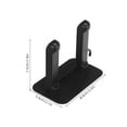 thumbnail image 2 of BESTYASH 2Ud Soporte De Pared Para De Pelo Adhesivo Negro Para Almacenamiento En Sin Taladro, 2 of 8