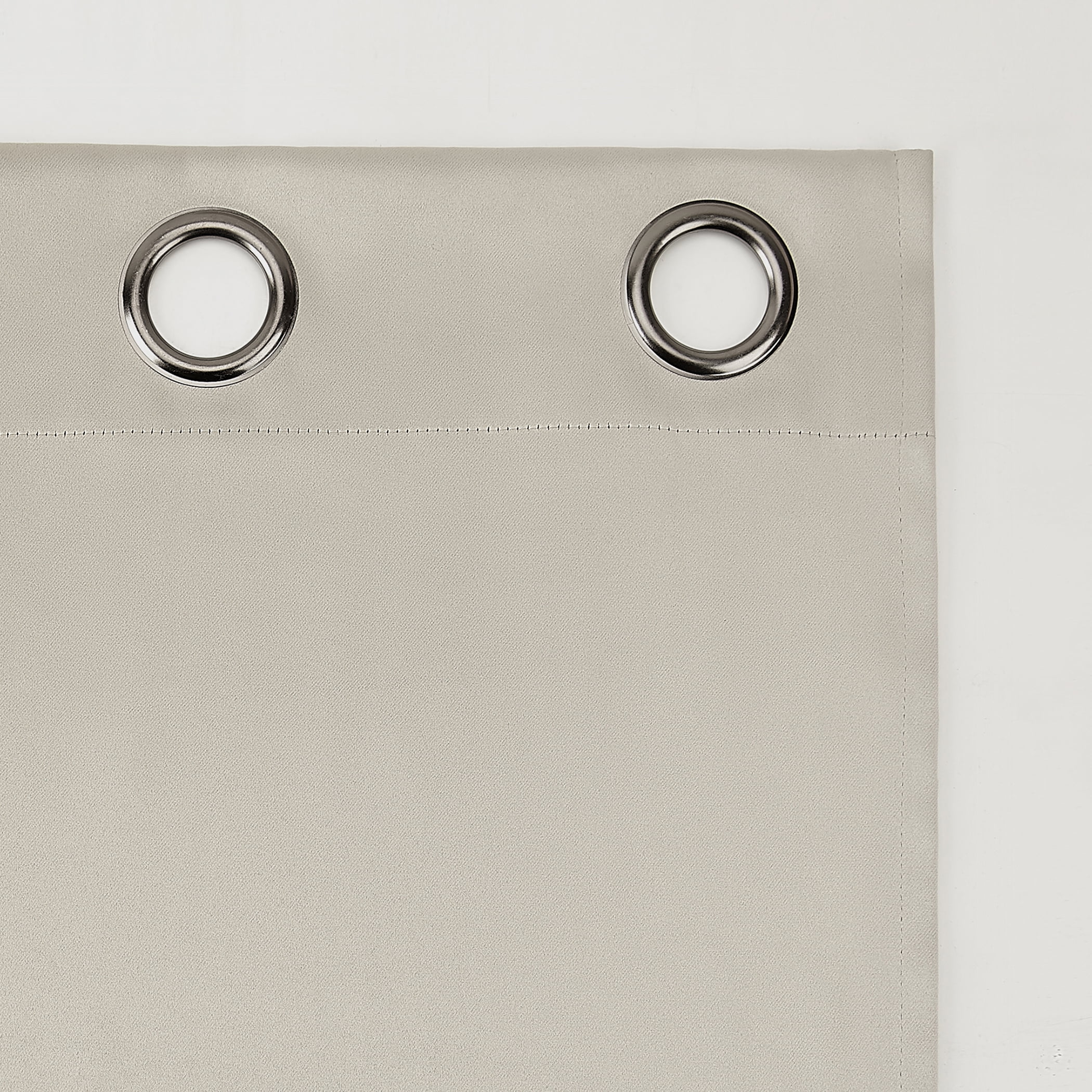 Sun Zero Avery Total 100% Blackout Grommet Curtain Panel, 40" x 63", Stone