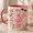 Black, variant on Diva Mug Pink Glam Custom Mug for Fashion Lovers, Girly Coffee Cup Gift