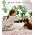 thumbnail image 6 of ChakmeOne Washable Rug for Bedroom Floral Rug,8x10 Area Rug, Non-Slip Low Pile Thin Indoor Area Rug for Dining Room, Nursery, Office, and Living Room, 6 of 9
